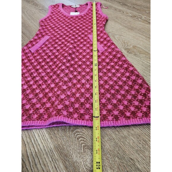 Zara Women’s Pink Wool Blend Mini Sleevesless Dress Size Medium NWT - Picture 5 of 7